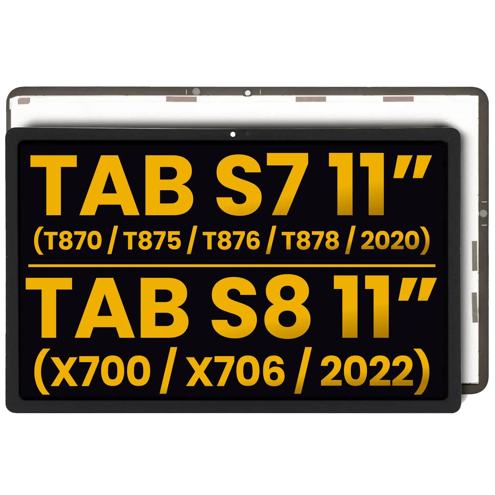Samsung Galaxy Tab S7 11 Display Screen | Compatible with T870 T875 T876 T878 | High-Quality Screen Replacement Assembly